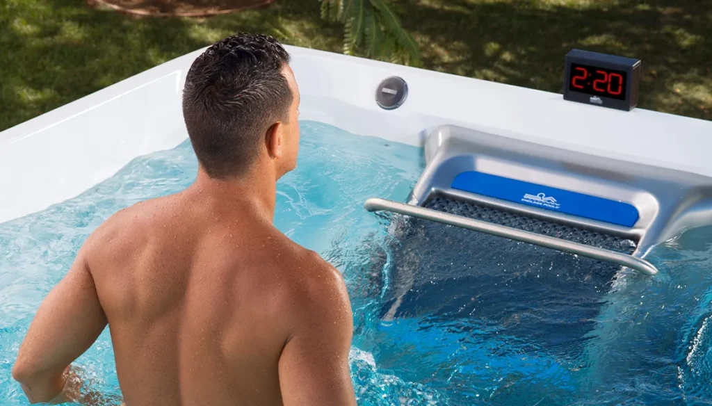 swim spa acc pace display 2024